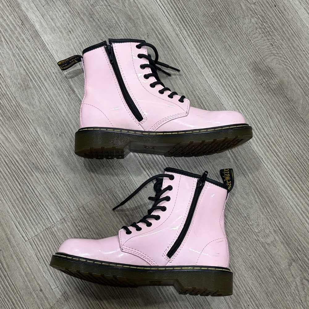 Dr. Martens Pink Patent Boots